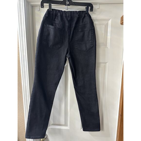 Cat & Jack Girls' High-Rise Ankle Straight Jeans Size 16 - Picture 2 of 3